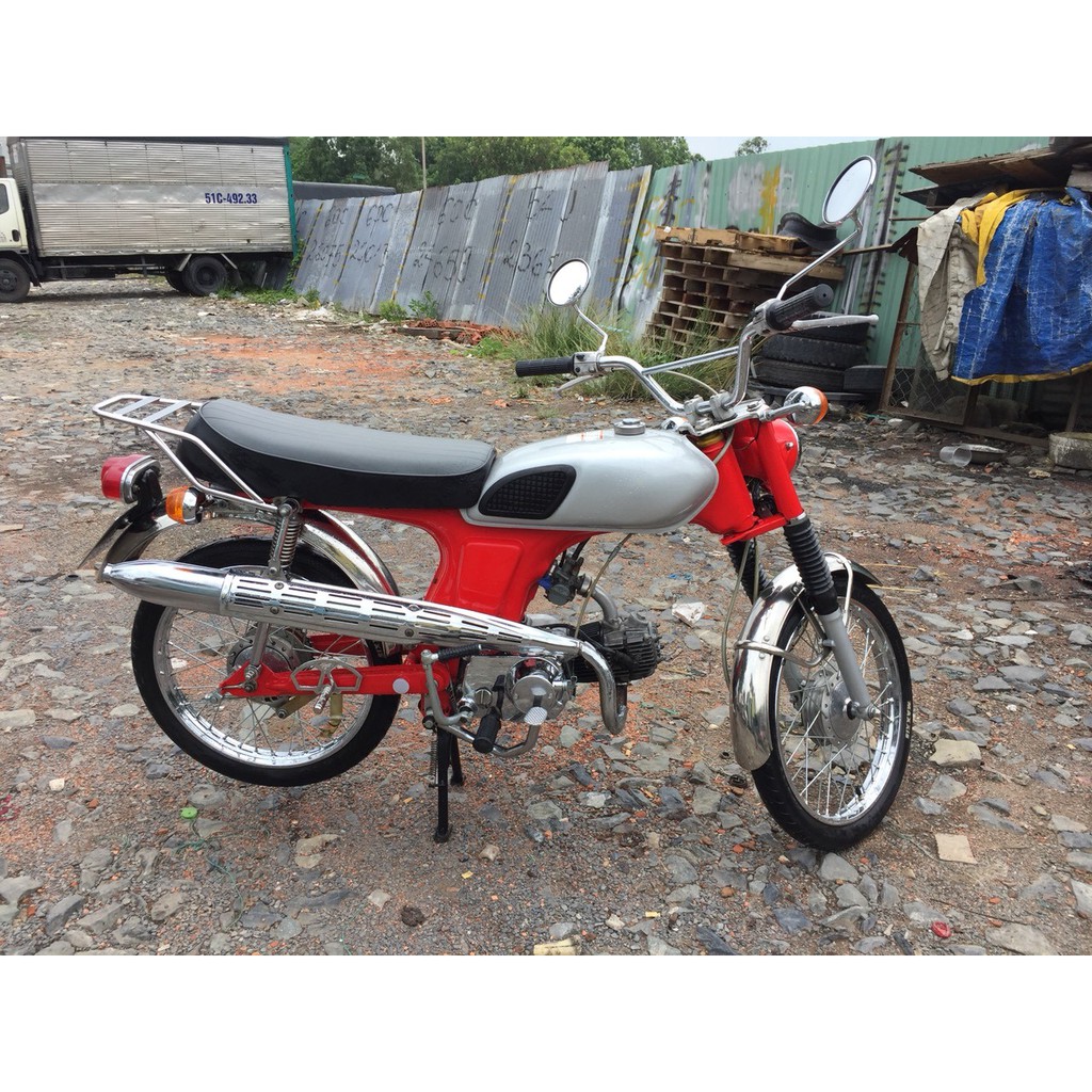 Kính chiếu hậu sắt xi cho cub-67 - chân 10 ly