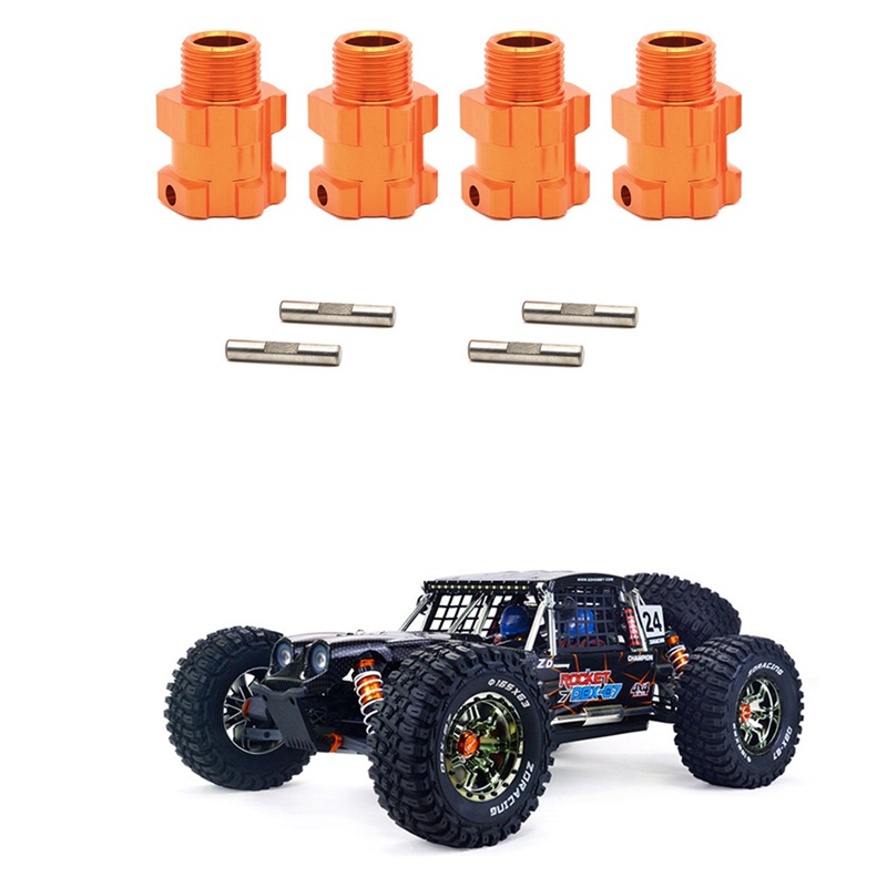 Set 4 Trục Bánh Xe 17mm 8625 Chuyên Dụng Cho Xe Điều Khiển Từ Xa ZD Racing DBX-07 DBX07 1 / 7