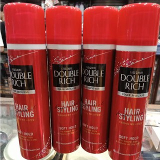 Mousse tạo kiểu tóc Double Rich Hard Hold 150ml