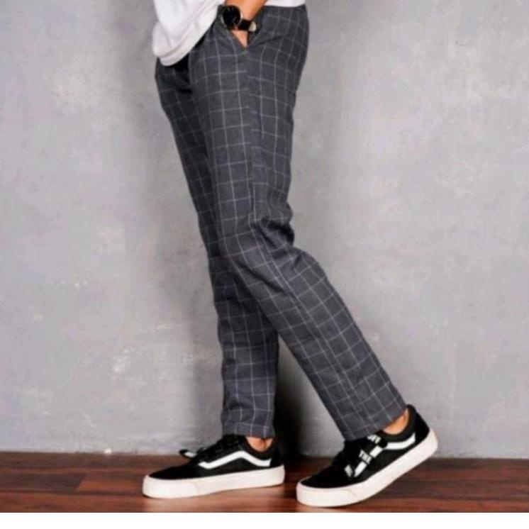 Mới Nhất VENNW Tartan Quần Tây Kẻ Sọc Caro 72 Thanh Chất Lượng Cao Cho Nam