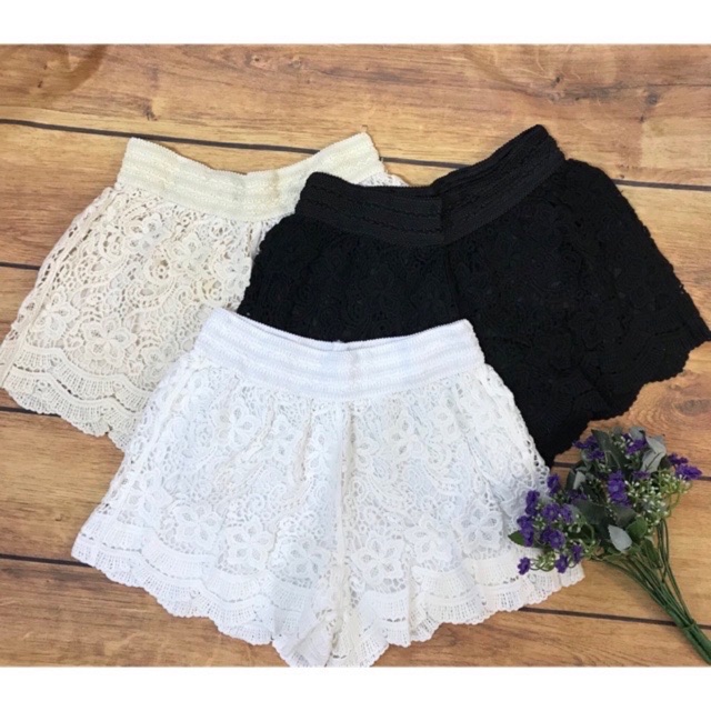 QUẦN SOOC REN ĐI BIỂN CHẤT ĐẸP