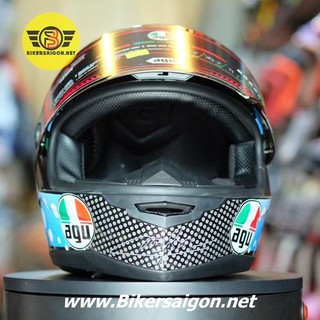 Nón Bảo Hiểm Fullface AGU Tem Cá