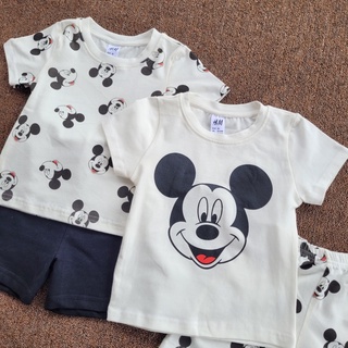 SBT400 - SET 2 BỘ ĐÙI BÉ TRAI TRẮNG NHIỀU MICKEY