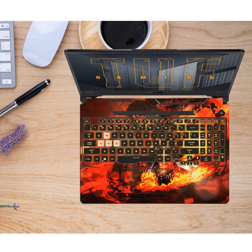 Miếng Dán Skin Laptop D. Luffy Cao Cấp Đẹp Cá Tính - Skin Laptop 14 15 16 inch Nhập Khẩu - LuxSkeen