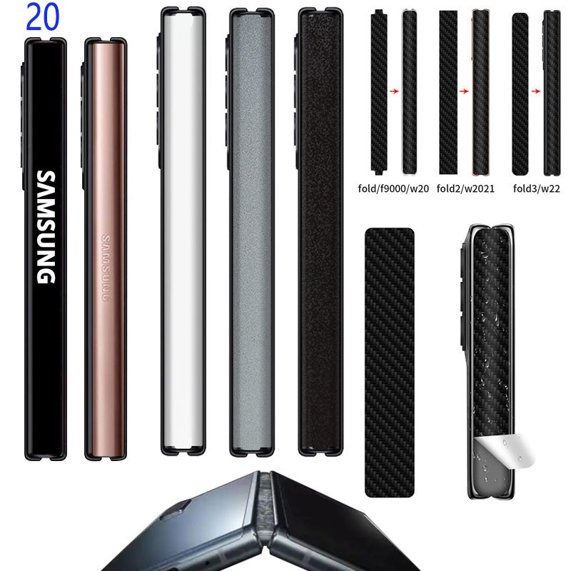 Miếng Dán Điện Thoại Dễ thương Samsung Galaxy Z Fold 4 5G Bản lề bảo vệ phim ZFold 3 Phim bảo vệ điện thoại di động ZFold 2 ZFold Miếng Dán W20 W21 W22 W23
