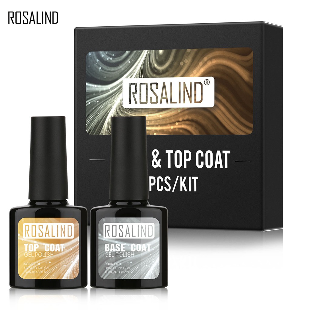 Set sơn móng tay Rosalind Lớp phủ cơ bản và lớp phủ trên cùng