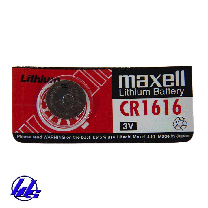 Pin CR1616 Maxell lithium 3V chính hãng - Vỉ 1 viên