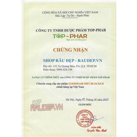 DHT Blocker Good Hair Chống DHT - Mọc tóc - Giảm nhờn da đầu