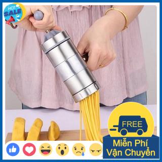 Máy Làm Bún, Mỳ Tươi Tại Nhà Bằng Inox, Tặng Kèm Bộ 5 Size Bún