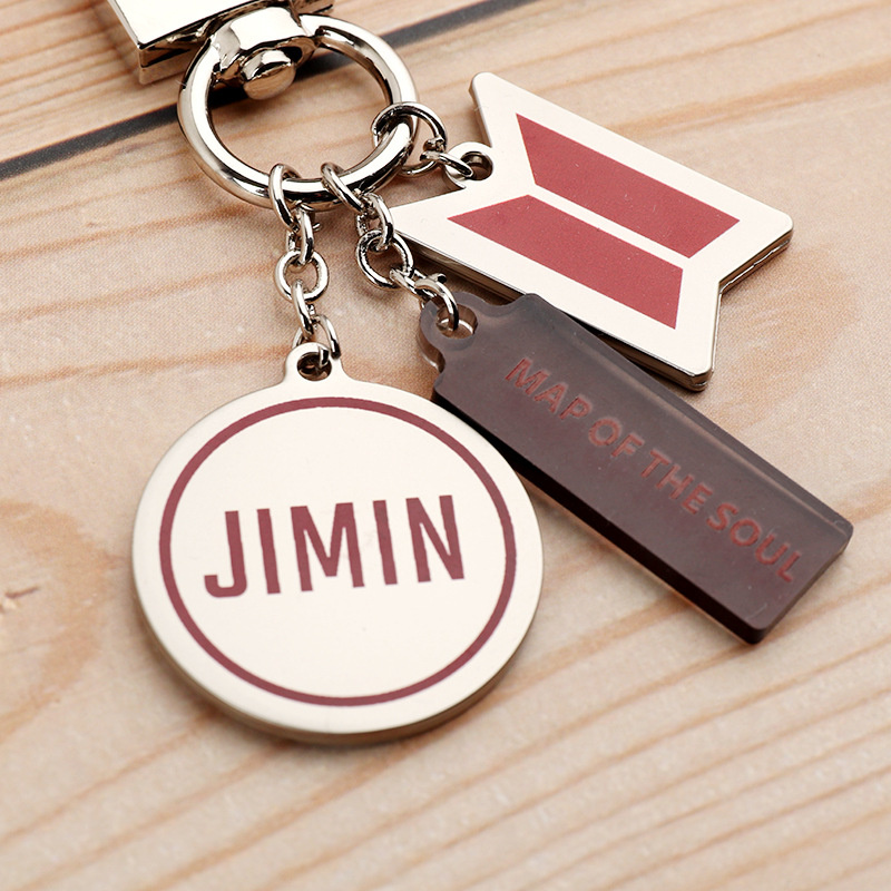 Kpop BTS keychain Official Same Style keyring V JUNGKOOK JIMIN