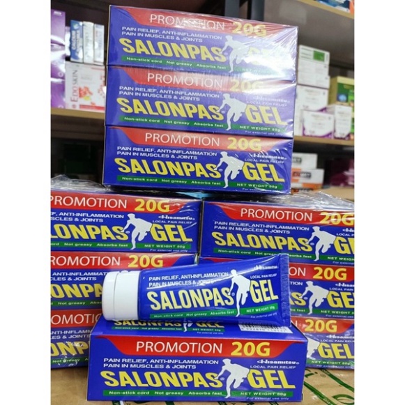 Salonpas ❤️𝑭𝒓𝒆𝒆𝒔𝒉𝒊𝒑❤️ Gel giảm đau Salonpas gel 50g