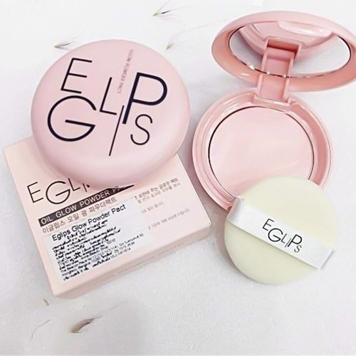 Phấn Phủ Kiềm Dầu Eglips Glow Powder Pact (màu hồng)