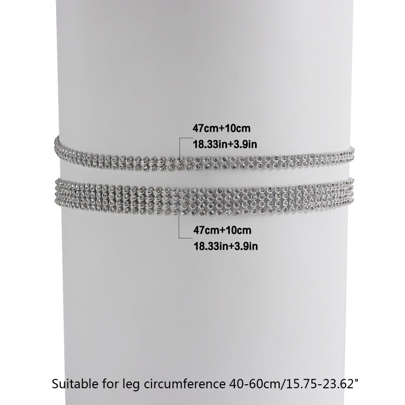 Youyo Đai Xích Đeo Đùi Đính Đá Thanh Lịch Cho Đi Tiệc Bãi Biển Câu Lạc Bộ Rave