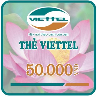 Mã Thẻ ĐT Viettel 50K