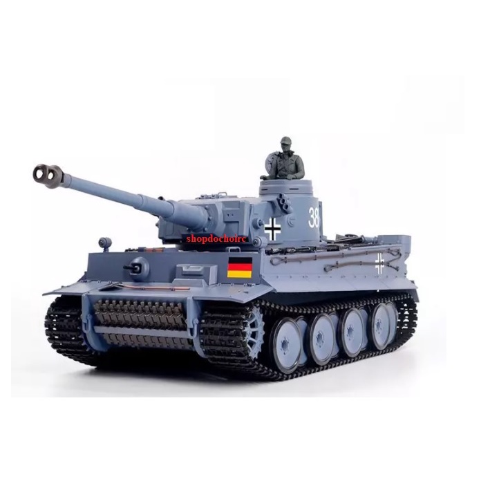 Xe tank Henlong 3818 Tiger bản cơ bản điều khiển từ xa