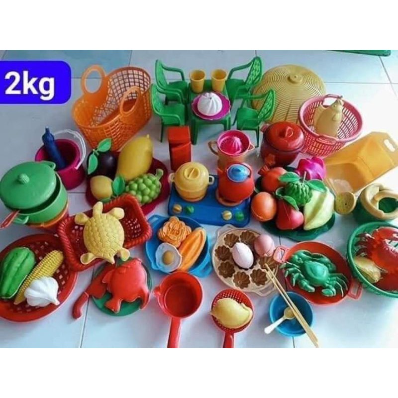 Đồ chơi cân ký set 1kg, 2kg