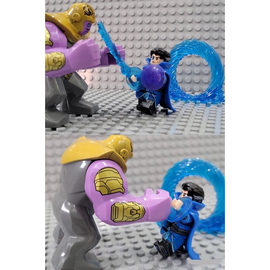 Koruit KT1058 Marvel đồ chơi lắp ráp mô hình nhân vật Giáo sư X Wanda Captain Marvel Doctor Strange in the multiverse