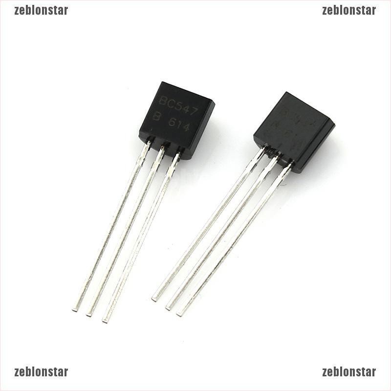 ❤Bộ 100 Linh Kiện Bán Dẫn BC547 to-92 NPN 45v 0.1a