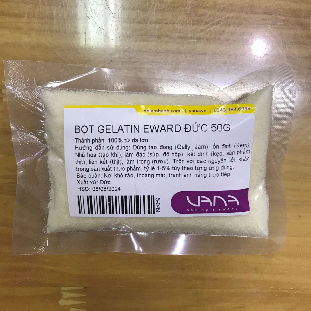 BỘT GELATINE EWALD ĐỨC (GELATIN)