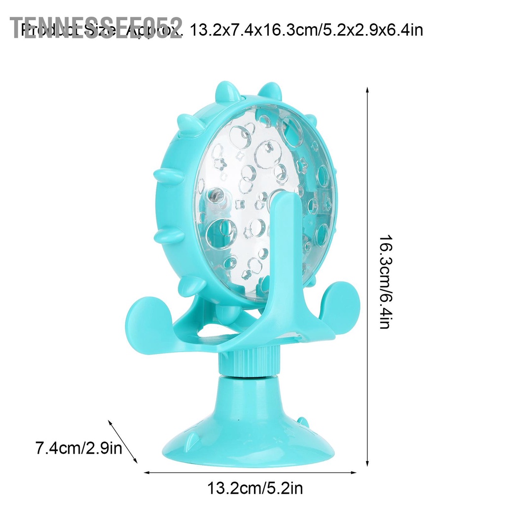 [Hàng Sẵn]  Đồ chơi Cối xay gió nhả hạt tương tác cho mèo Vòng quay rò rỉ thức ăn ABS【Tennessee052】