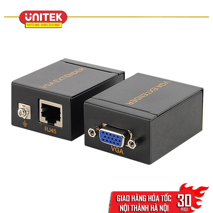 Bộ Kéo Dài VGA 60m Qua Cổng Mạng Lan RJ45