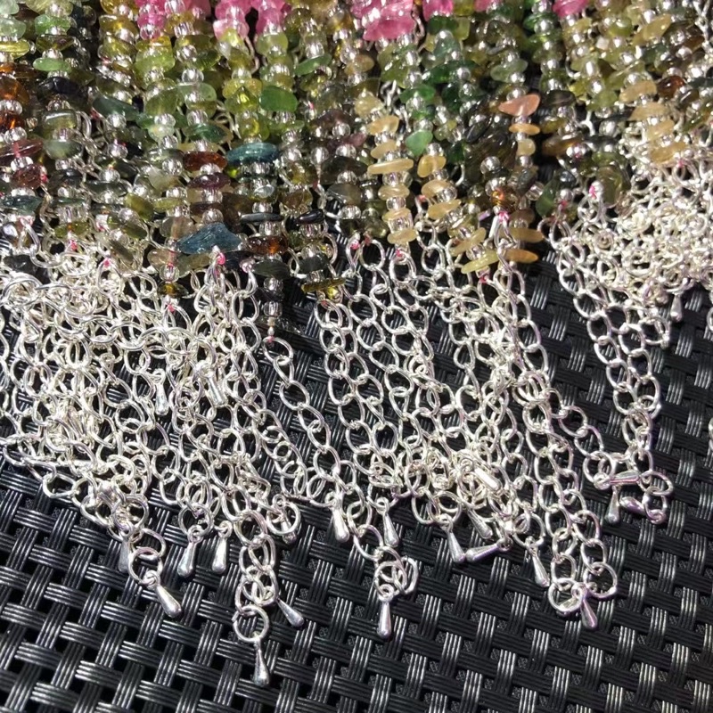 Vòng tay đá tourmaline vụn HANMYNGHE