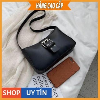 Túi kẹp nách mix quai khoá thời trang tặng kèm dây đeo chéo sang trọng quý phái