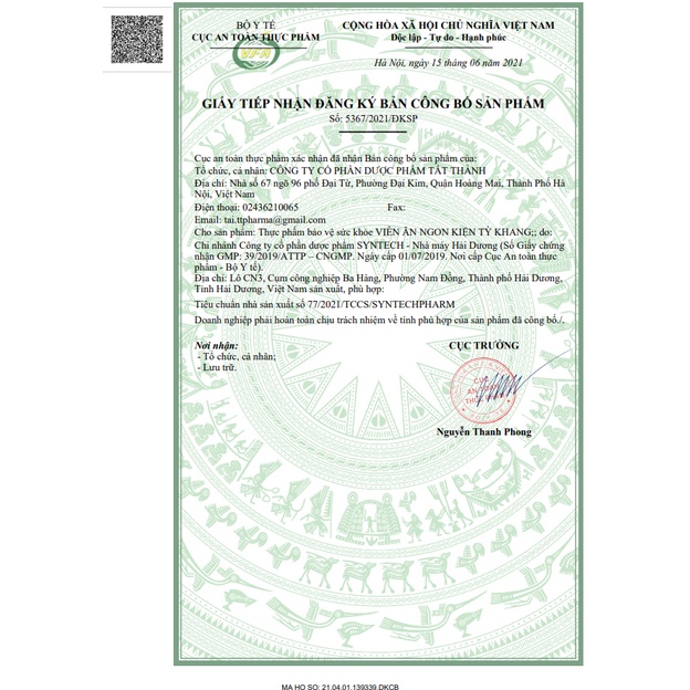 Viên tăng cân từ Whey Protein cô đặc nhập khẩu từ Mỹ - Ăn ngon Kiện Tỳ Khang, có thêm Vitamin và nhân sâm