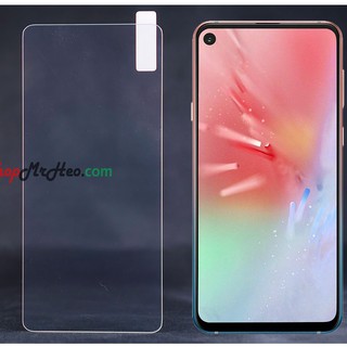 Combo 3 kính cường lực Samsung A8S Trong suốt - Tặng keo chống hở mép