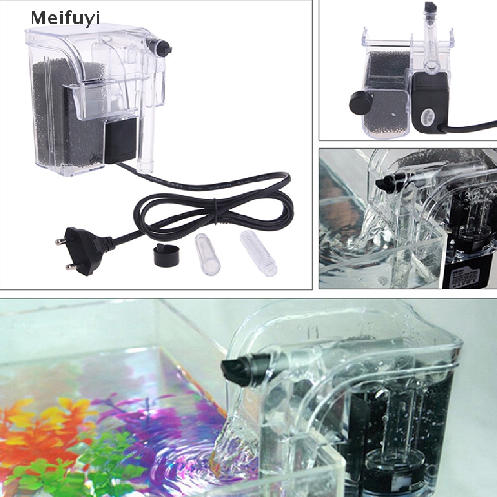 [Meifuyi] New Waterfall Hang On External Oxygen Pump Water Filter F Aquarium Fish Tank VN439
