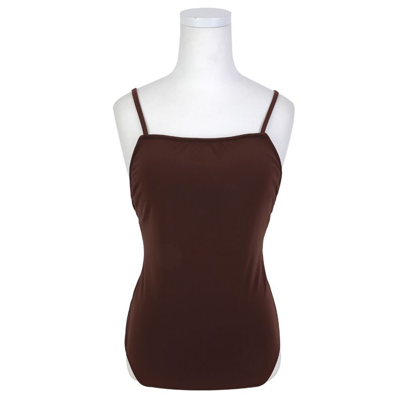 Bikini đi biển, đồ bơi nữ 1 mảnh liền thân tôn dáng dây hở lưng nâu Nemo Bikini - B41