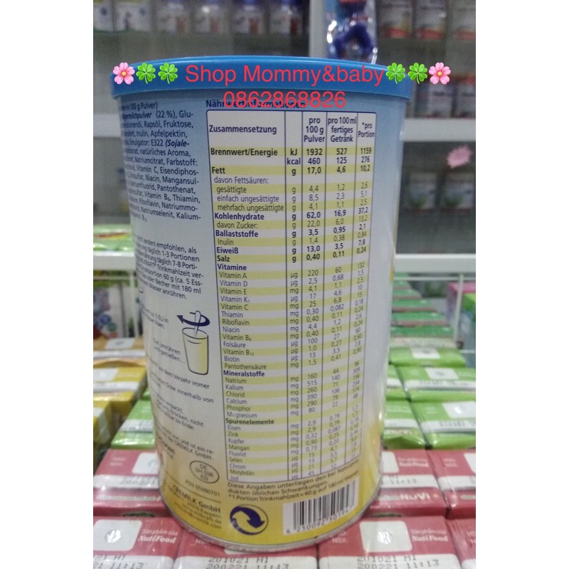  🌷[ Mua Sỉ giá tốt]🌷 sữa MILKRAFT 480g hàng nội địa Đức