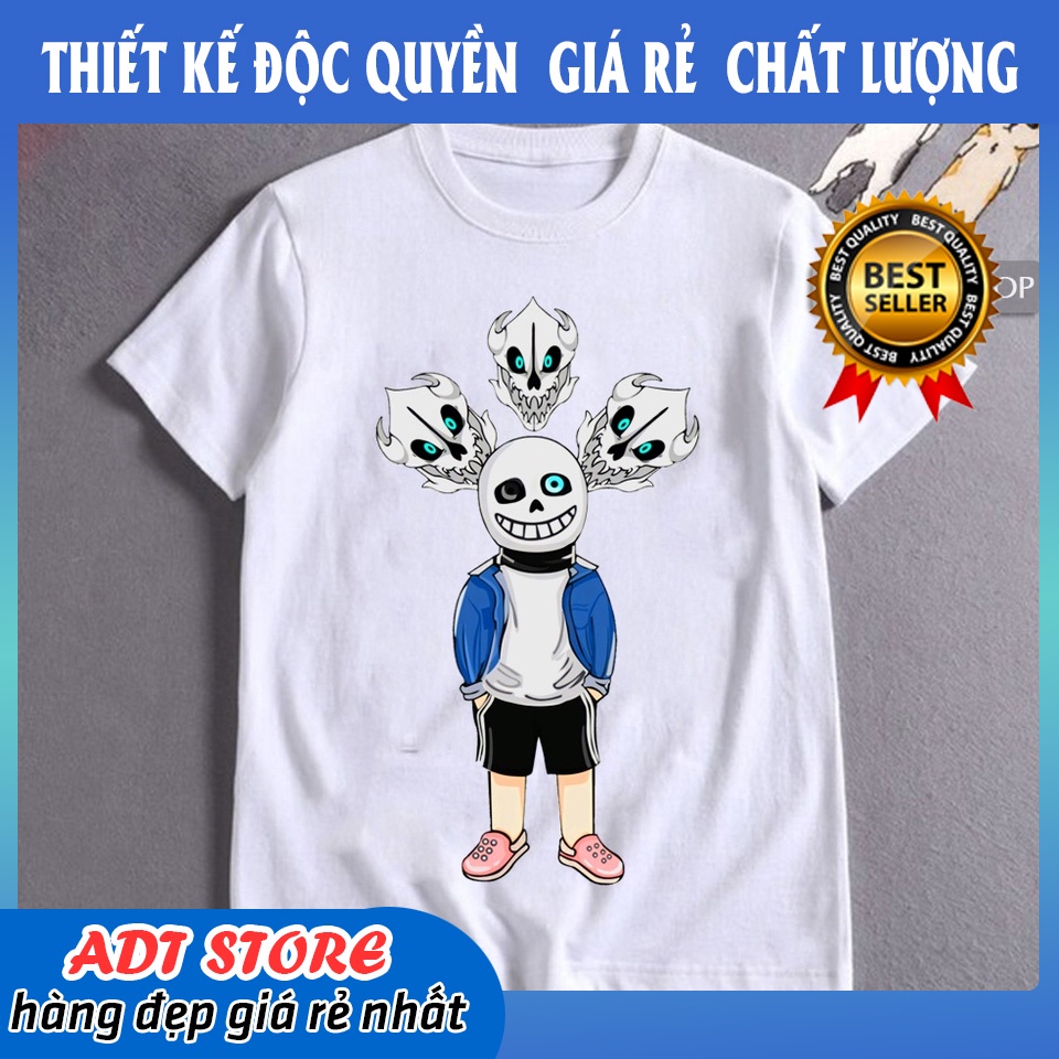 Áo Thun Trẻ Em In Hình Eror Sans 404 Sans Fell Sans mạnh ngầu nhiều mẫu HOT