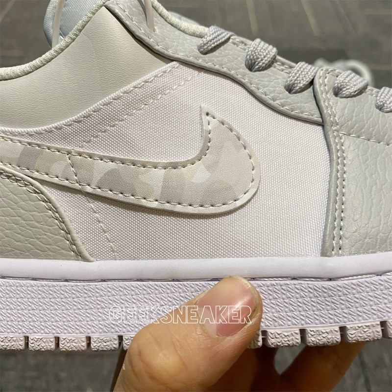 [GeekSneaker] Giày Jordan 1 Low White Camo | BigBuy360 - bigbuy360.vn