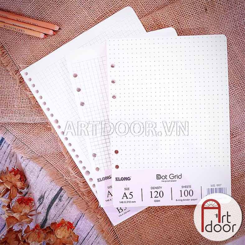 [ARTDOOR] Ruột Giấy refill CARO, DOT làm planner