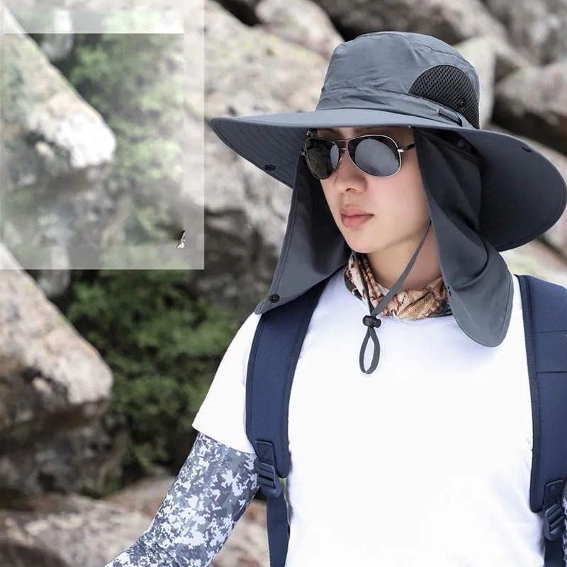 Mũ vành chống nắng siêu to cho nam