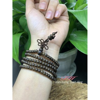 Chuỗi hạt( Vòng tay) Trầm Hương 4ly 216 hạt