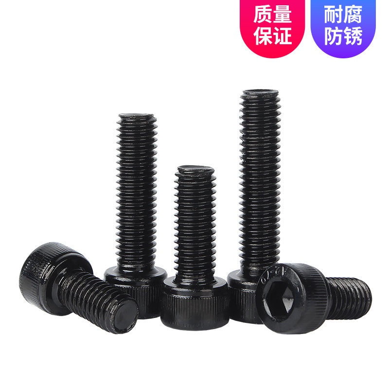 Bu Lông Lục Giác Bằng Thép Không Gỉ 304 M2M3M4M5 Màu Đen