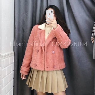 Áo khoác lông thỏ, lông cừu cao cấp