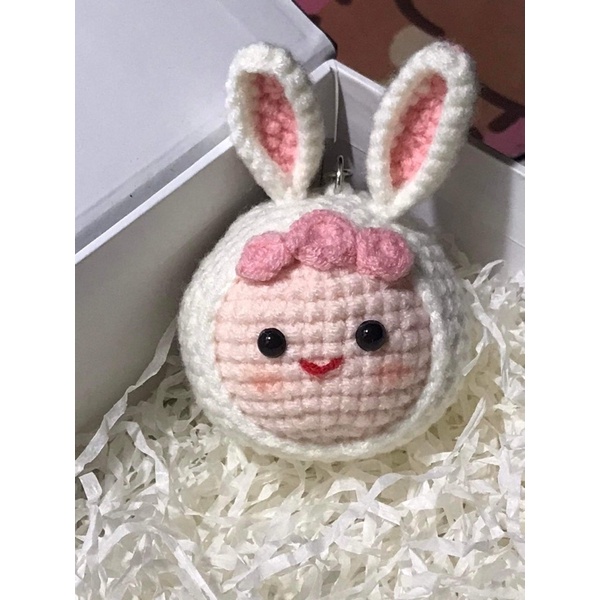 MÓC KHOÁ EM BÉ THỎ CUTE HANDMADE