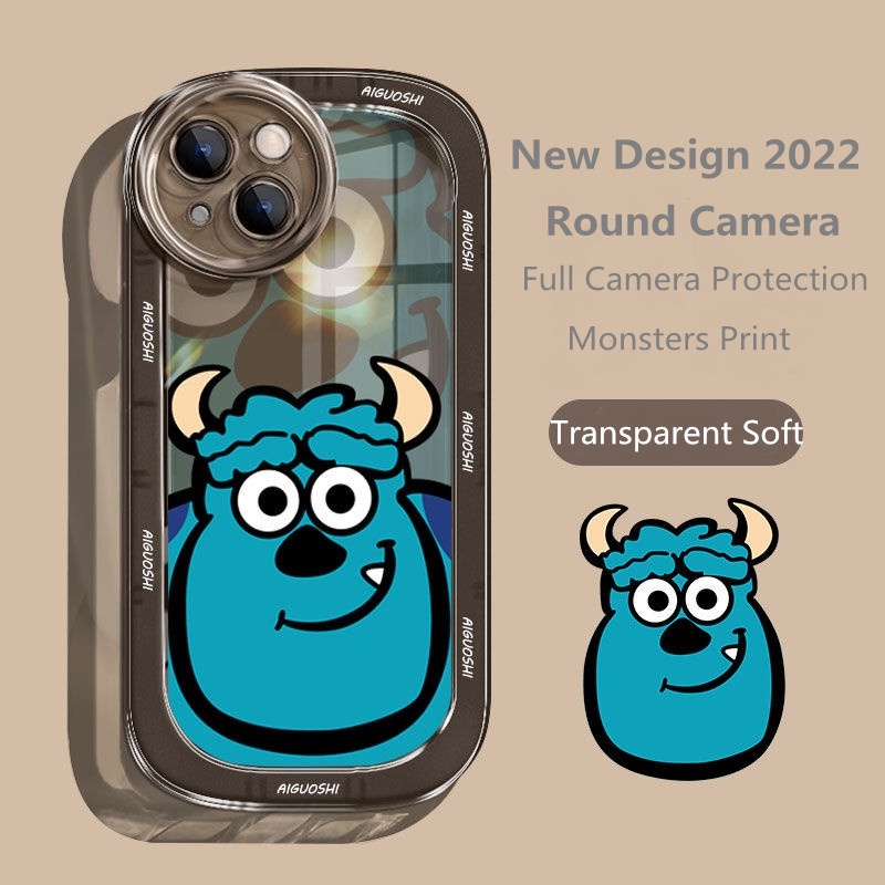 Mới Ốp Điện Thoại Silicon Dẻo Mềm Hình Quái Vật Cho IPhone 14 Pro Max 14 Plus 13 Pro Max 11 12 Pro Max X XS XR 7 8 Plus SE