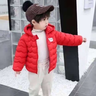Áo khoác Phao Quảng Châu hình Heo cute trần bông cho bé