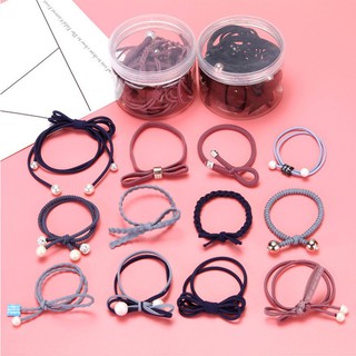 12 dây buộc tóc đuôi ngựa mềm