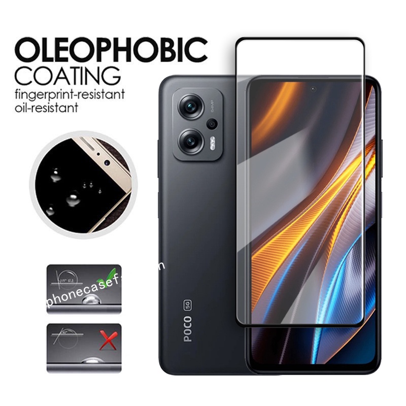 Ốp Điện Thoại Kính Cường Lực 2 Trong 1 Bảo Vệ Ống Kính Máy Ảnh Cho Xiaomi mi Poco X4 GT M4 pro 4G 5G