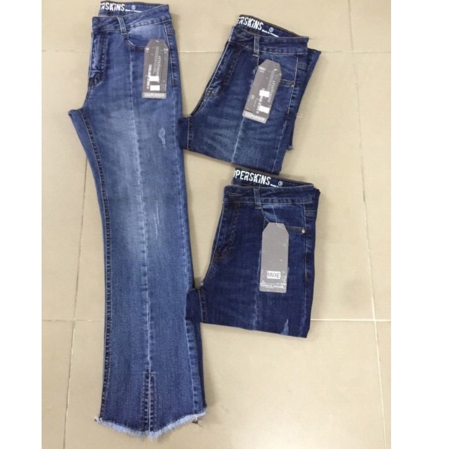 Quần loe xẻ lai 9 tấc