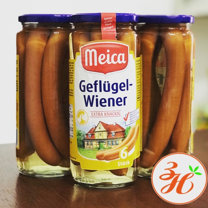 Xúc xích Meica Bockworst size lớn 540g - Đức