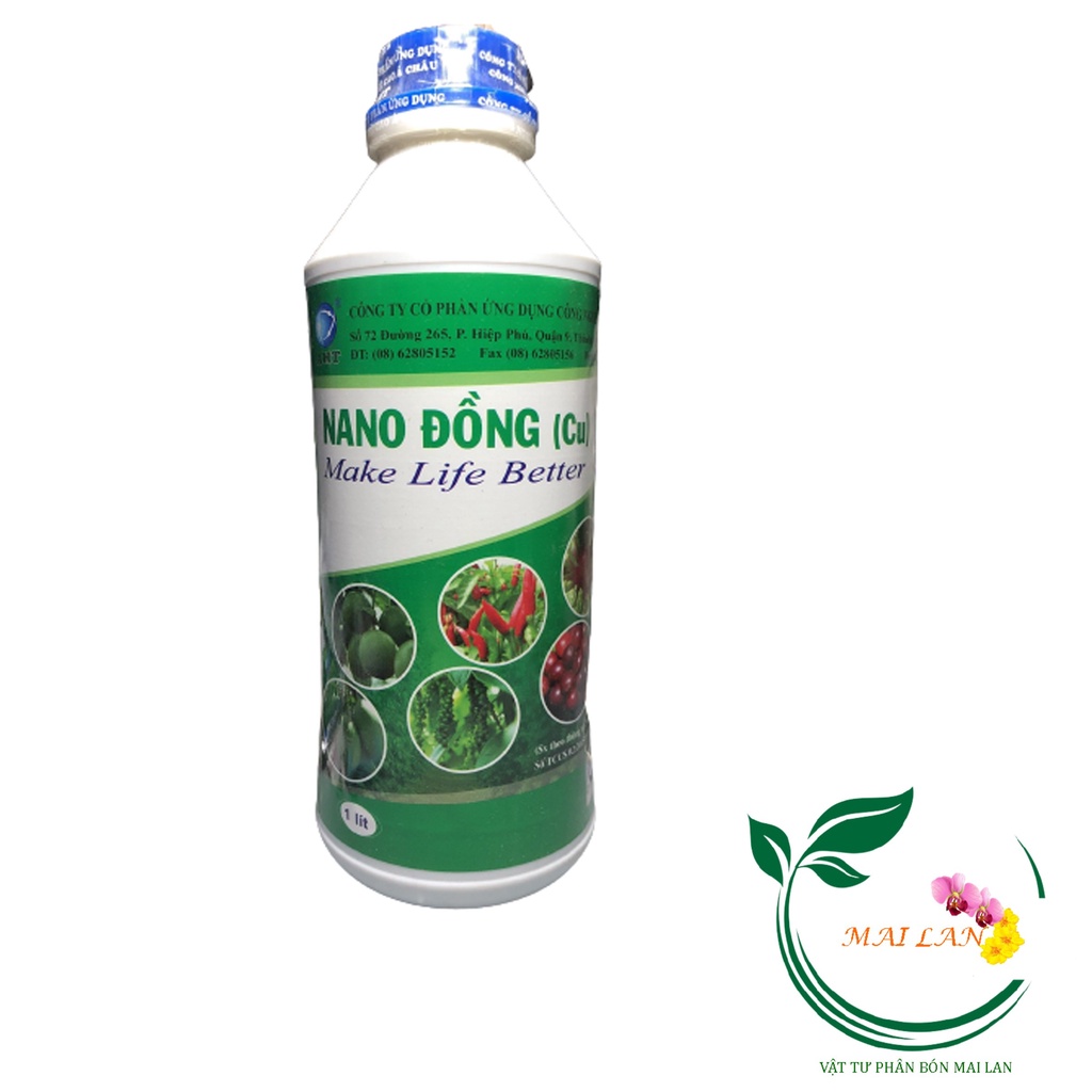 Phân Bón Vi Lượng Nano Đồng (Cu) Aht - #074 1lít