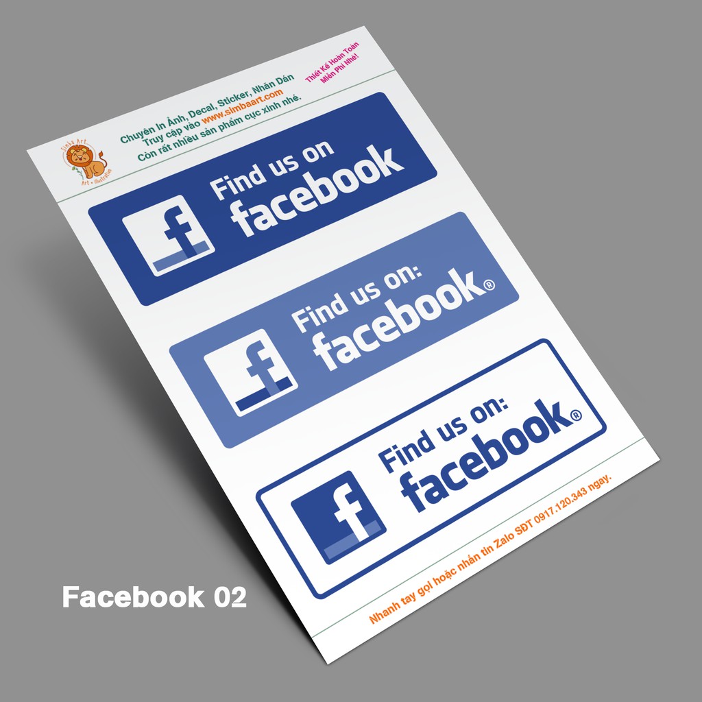 [CHỈ 4900đ] Sticker, nhãn dán, decal Logo Facebook, like, share.. dùng để dán sổ Trang Trí Nhật Ký, Kế Hoạch | Nhiều mẫu