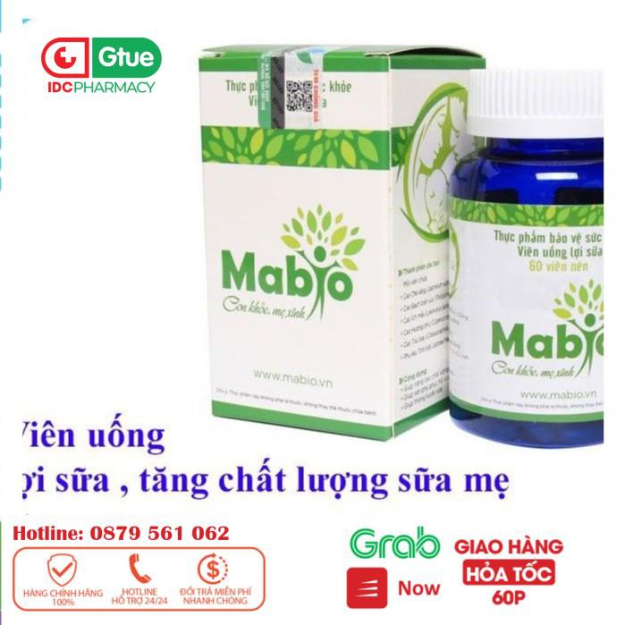 [CHÍNH HÃNG] Viên uống lợi sữa Mabio - Tăng chất lượng sữa mẹ_ [IDC]