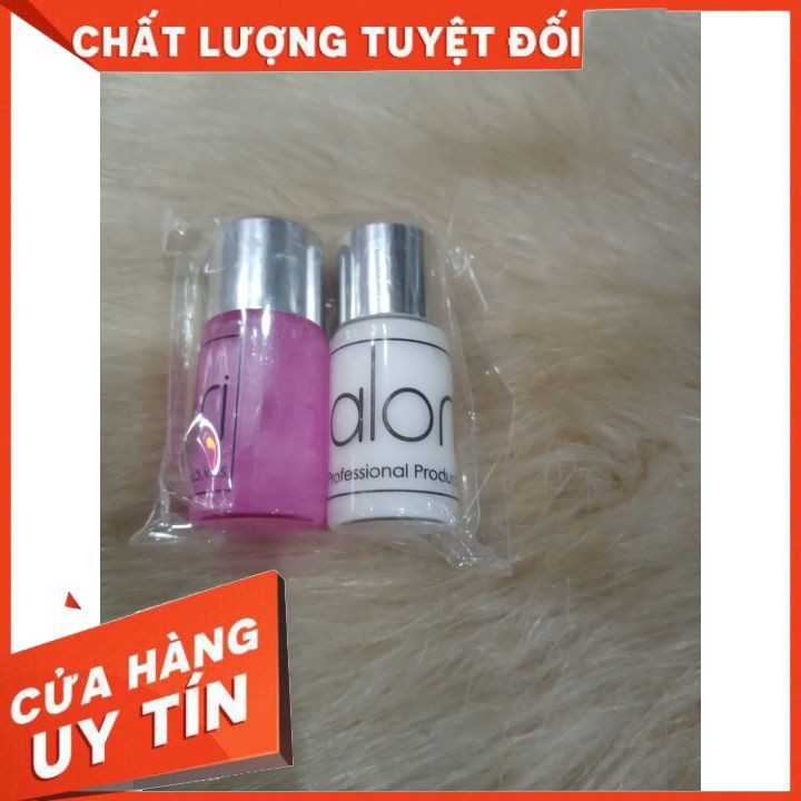 Thuốc uốn mi ALORI cặp chai trắng hồng  chính hãng  chất lượng tốt cao cấp mau xoăn giữ lâu mau khô dễ làm cho salon..